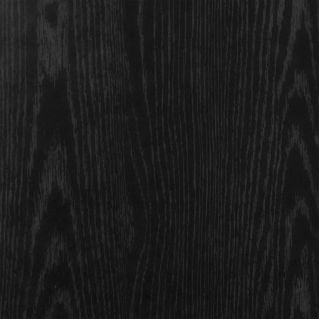 Veggskap svart eik 88x26x18,5 cm konstruert tre