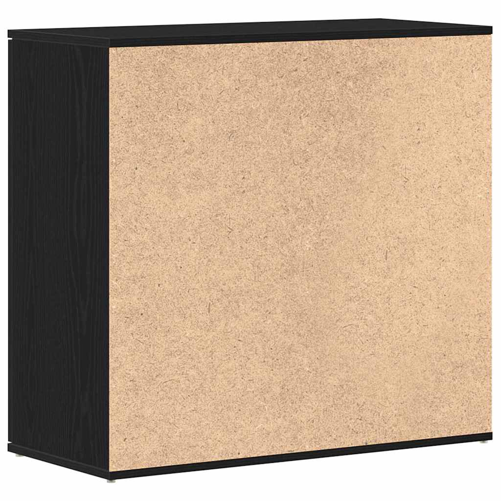 Skjenk Svart Eik 80x36x75 cm