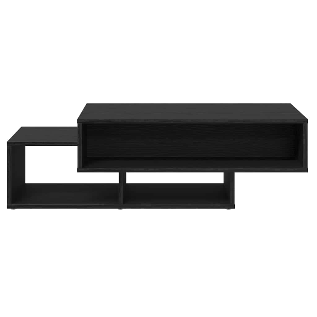 Salongbord Sofabord Svart Eik 105x55x32 cm