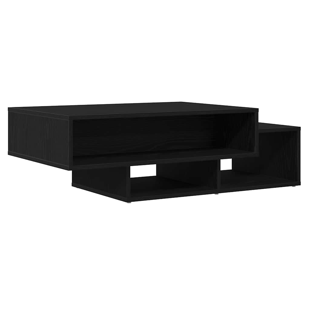 Salongbord Sofabord Svart Eik 105x55x32 cm