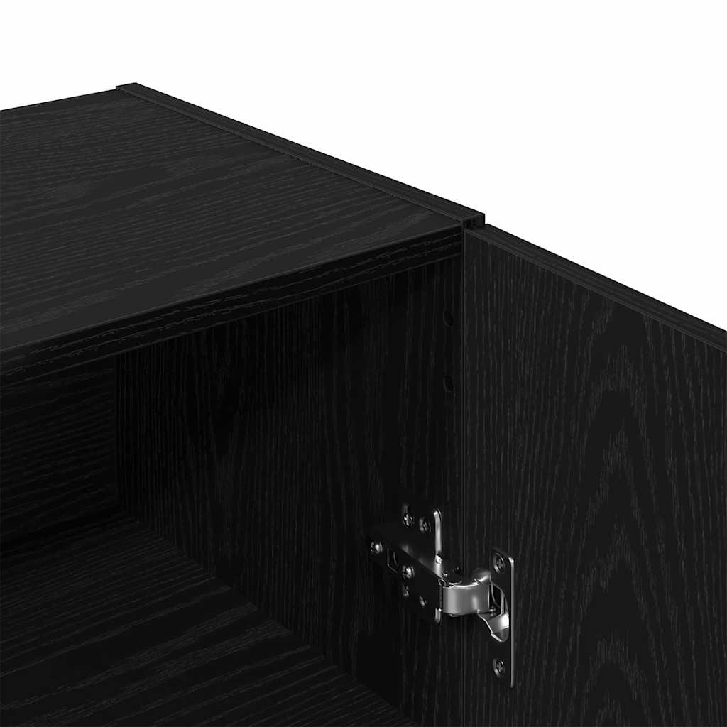 Skjenk Svart Eik 69,5x34x90 cm