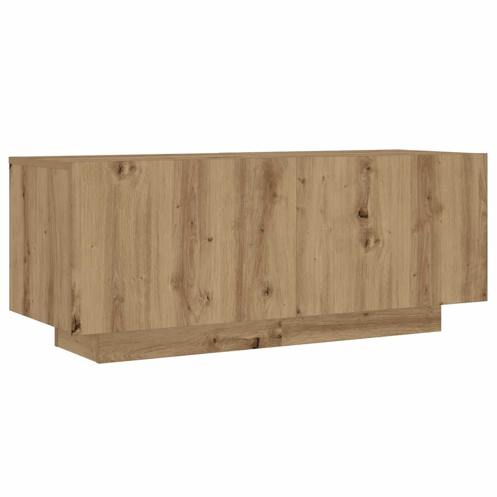 TV-Møbel Artisan Eik TV-benk med LED-lys 180x35x40 cm