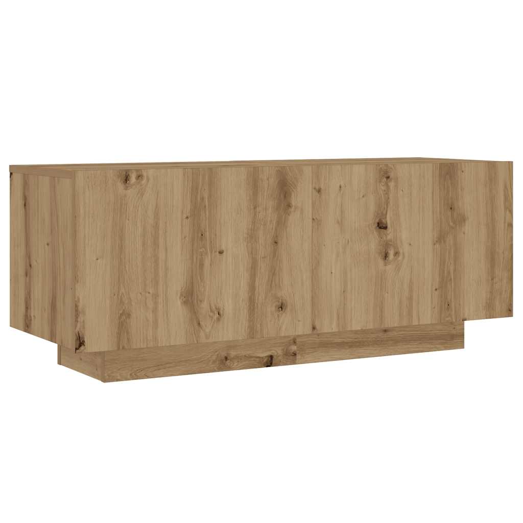 TV-Møbel Artisan Eik TV-benk med LED-lys 260x35x40 cm