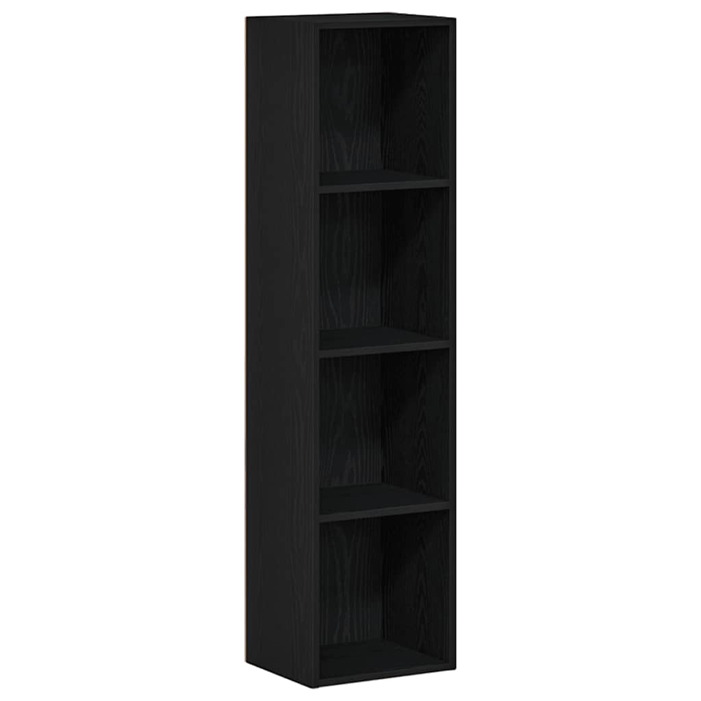 Bokhylle Svart Eik 36x30x143 cm