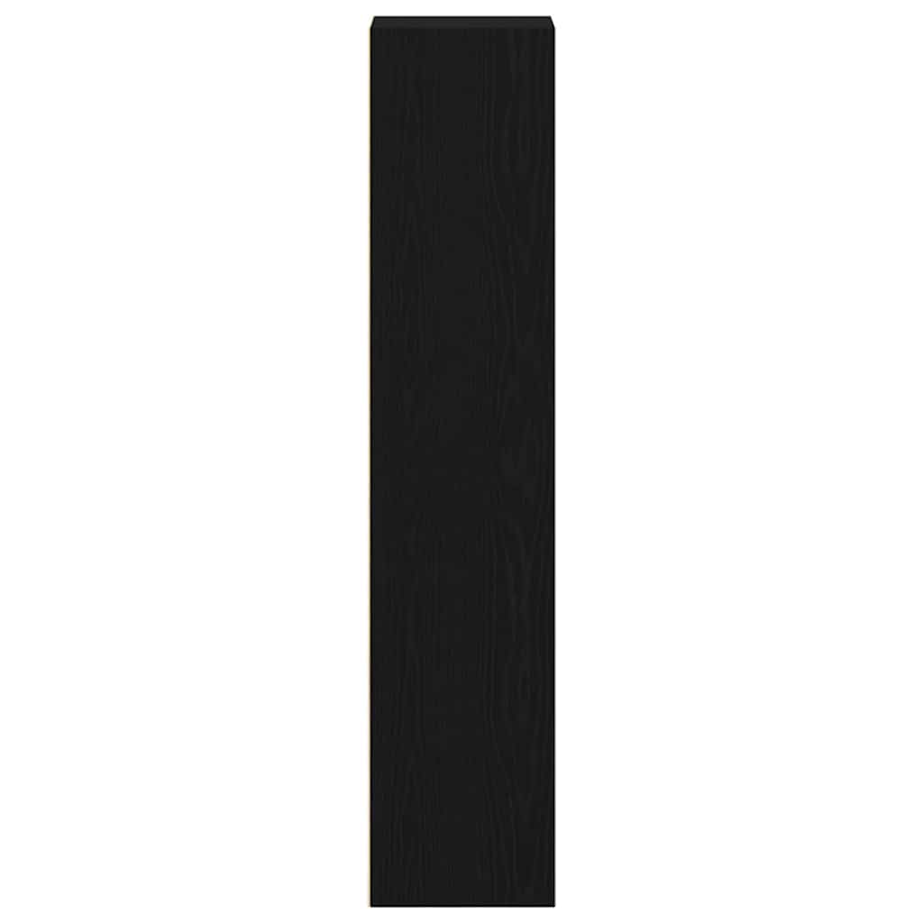 Bokhylle Svart Eik 36x30x143 cm