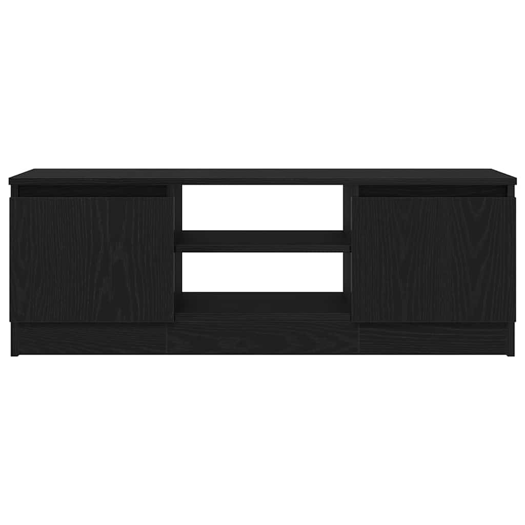 TV-Møbel Svart Eik Tv-benk 102x30x36 cm