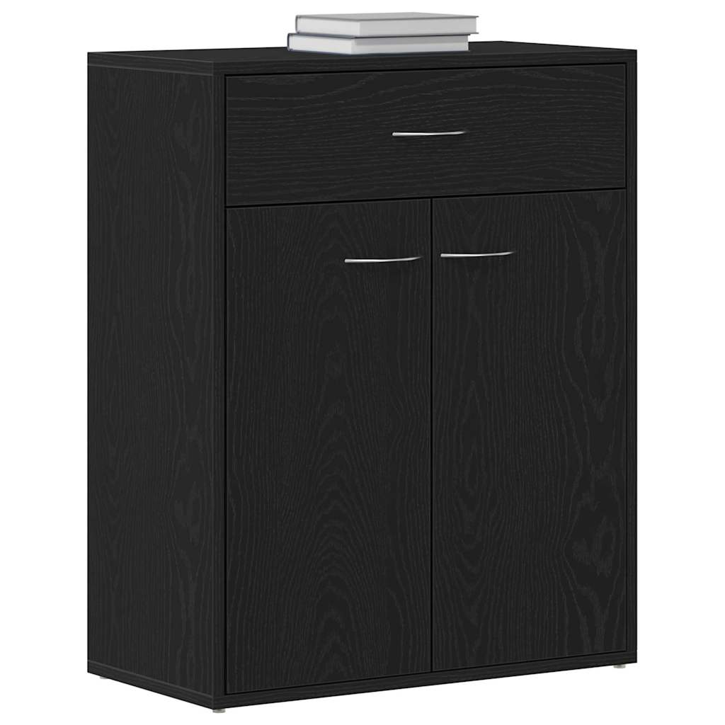 Skjenk Svart Eik 60x30x75 cm