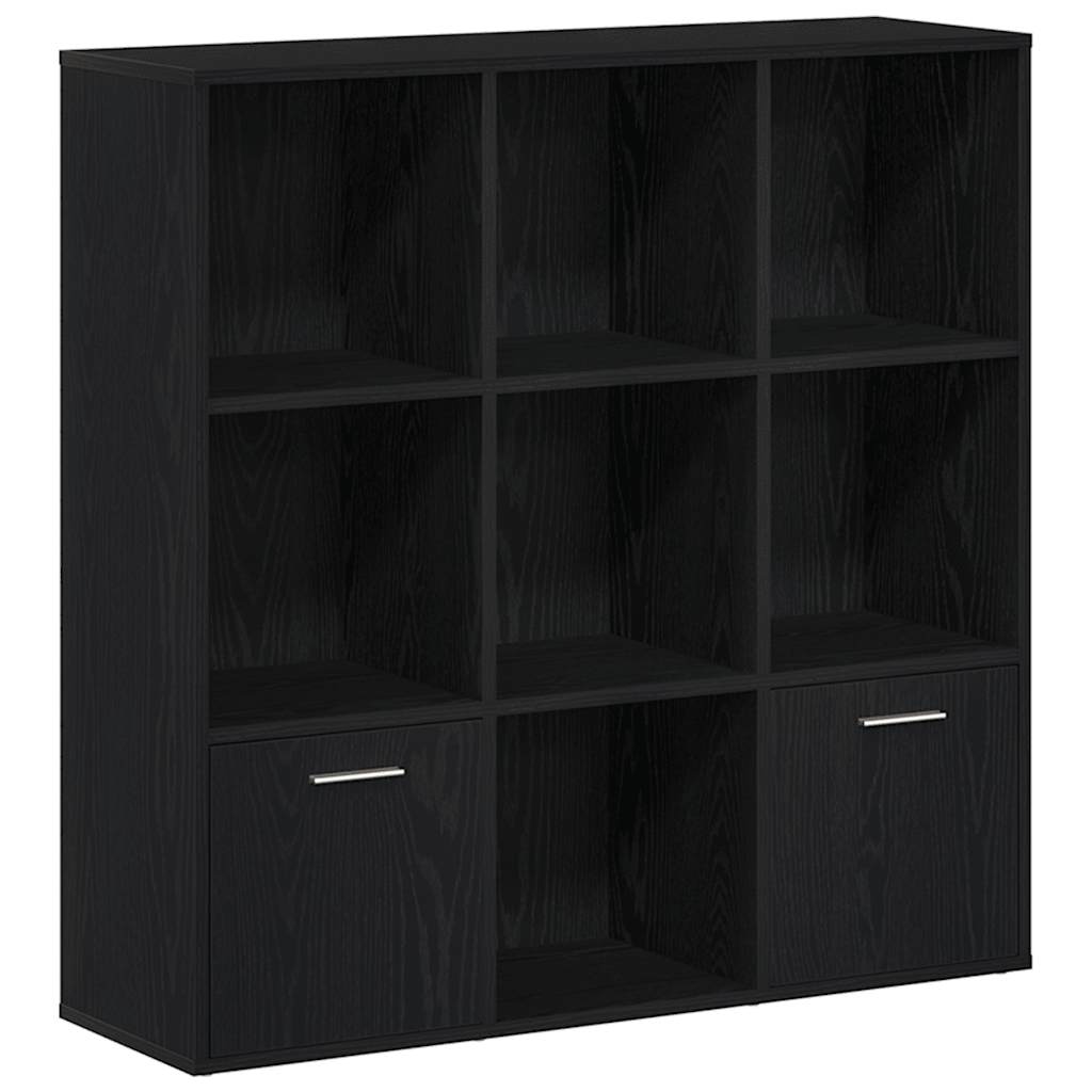 Bokhylle Svart Eik 98x29x97,5 cm
