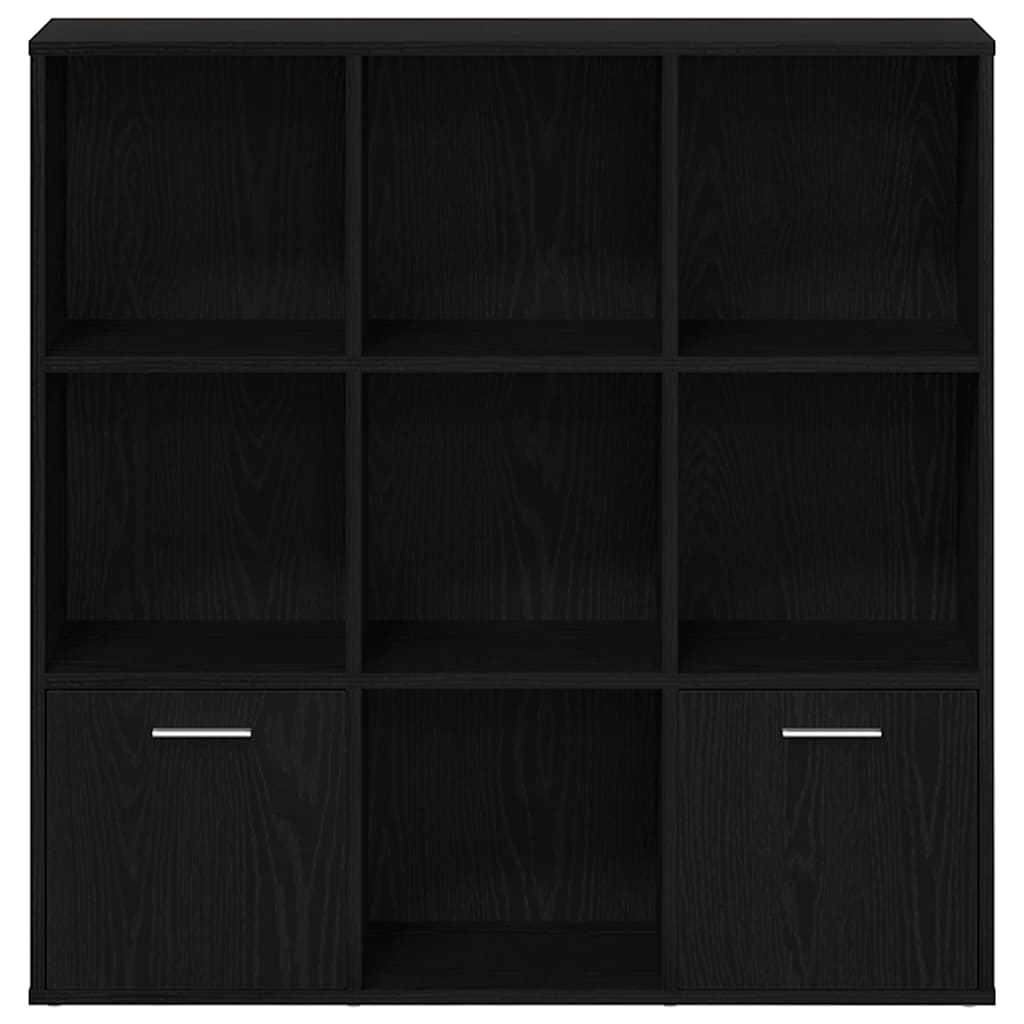 Bokhylle Svart Eik 98x29x97,5 cm