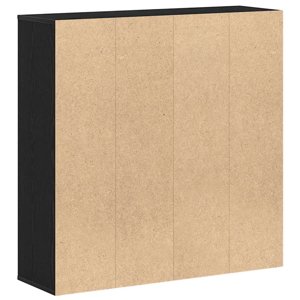 Bokhylle Svart Eik 98x29x97,5 cm