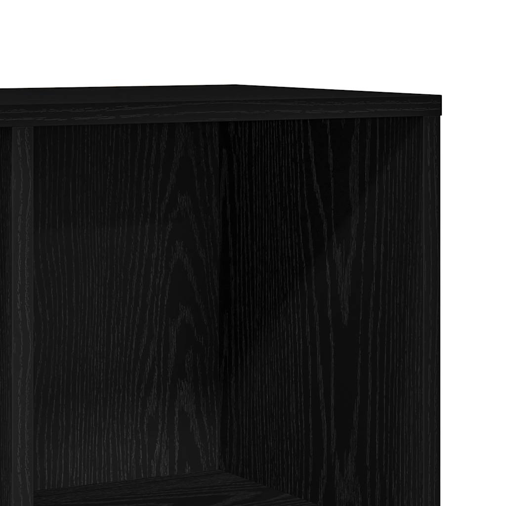 Bokhylle Svart Eik 98x29x97,5 cm