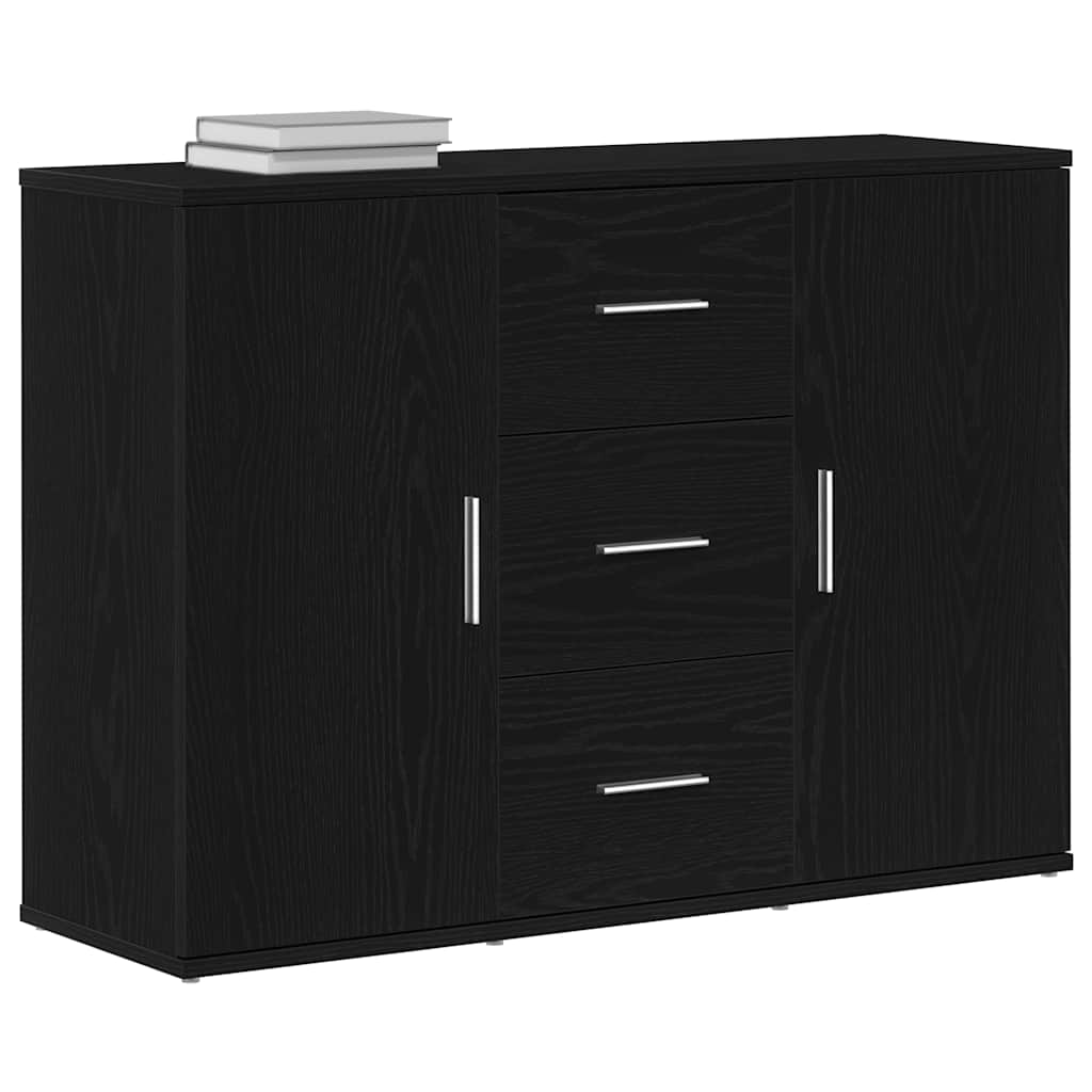 Skjenk Svart Eik 91x29,5x65 cm