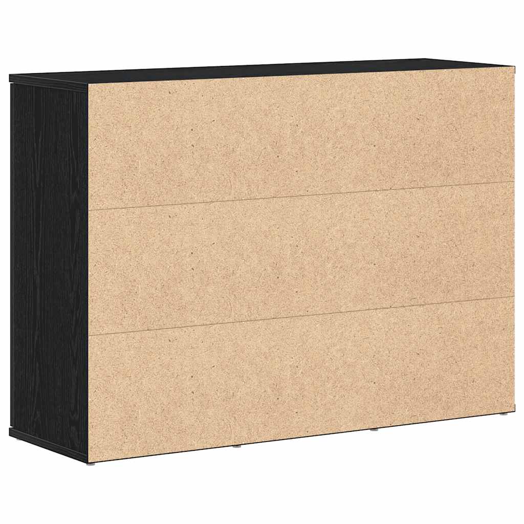 Skjenk Svart Eik 91x29,5x65 cm
