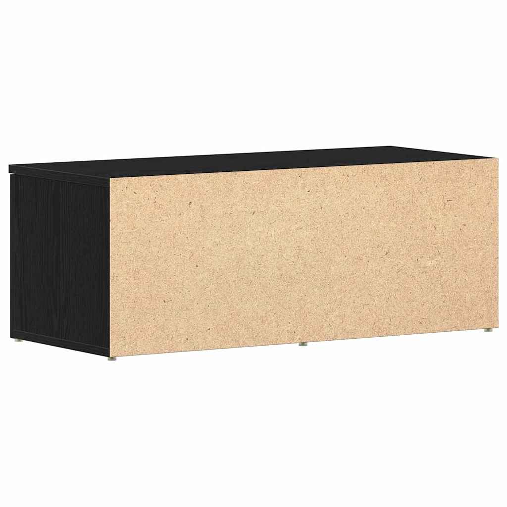 TV-Møbel Svart Eik TV-benk 80x34x30 cm,