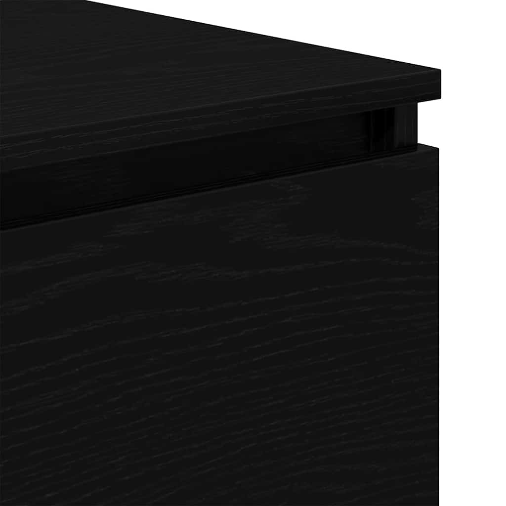 Kommode Svart Eik 60x35x76 cm