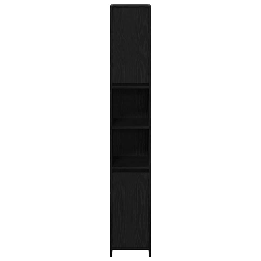 Baderomsskap Svart Eik 30 x 30 x 183.5 cm