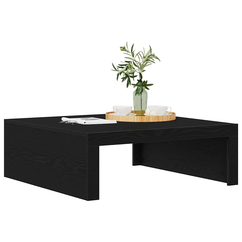 Svart Eik Kaffebord - 100 x 100 x 35 cm, Laget av Kvalitetstre