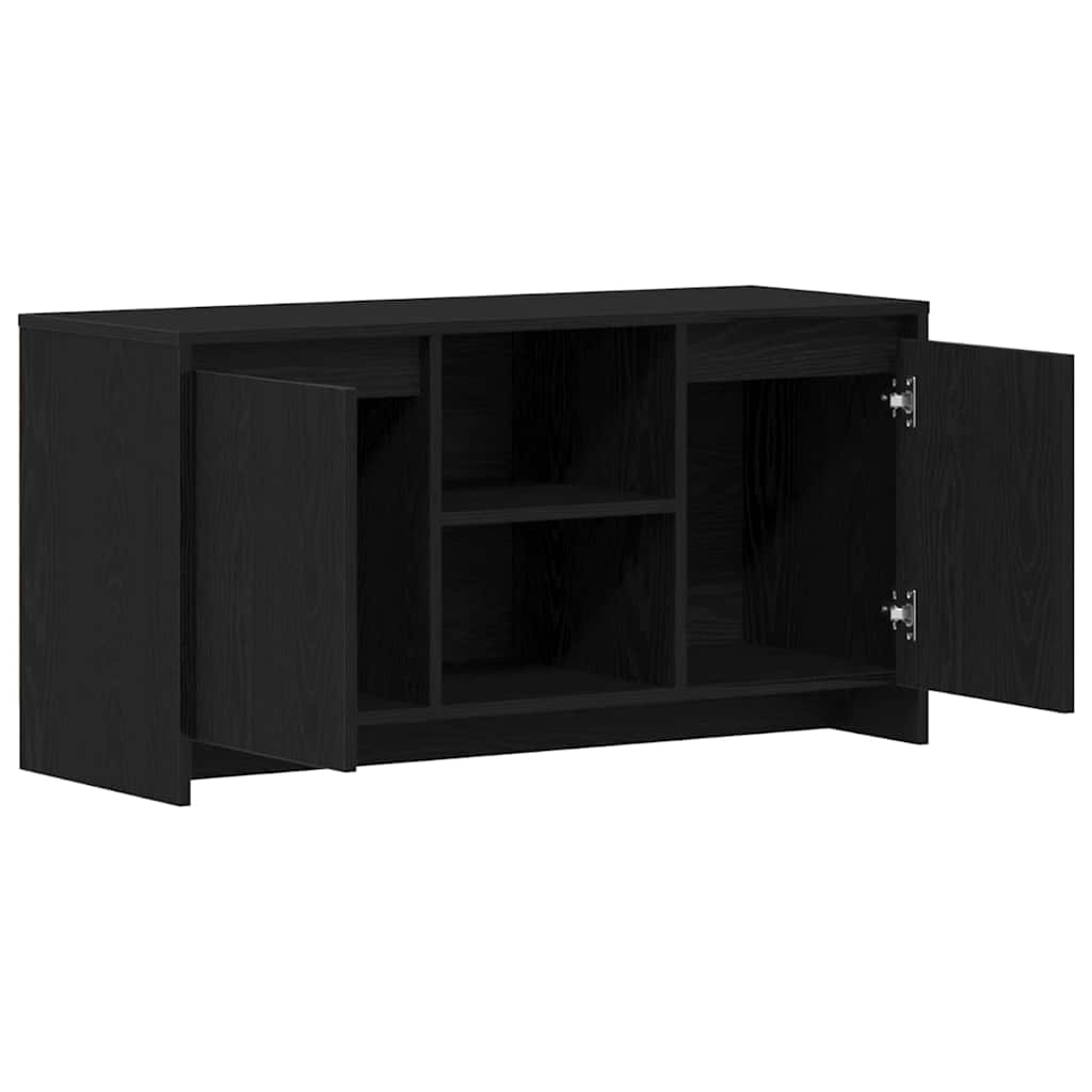 TV-Møbel Svart Eik TV-benk 102x37,5x52,5 cm,