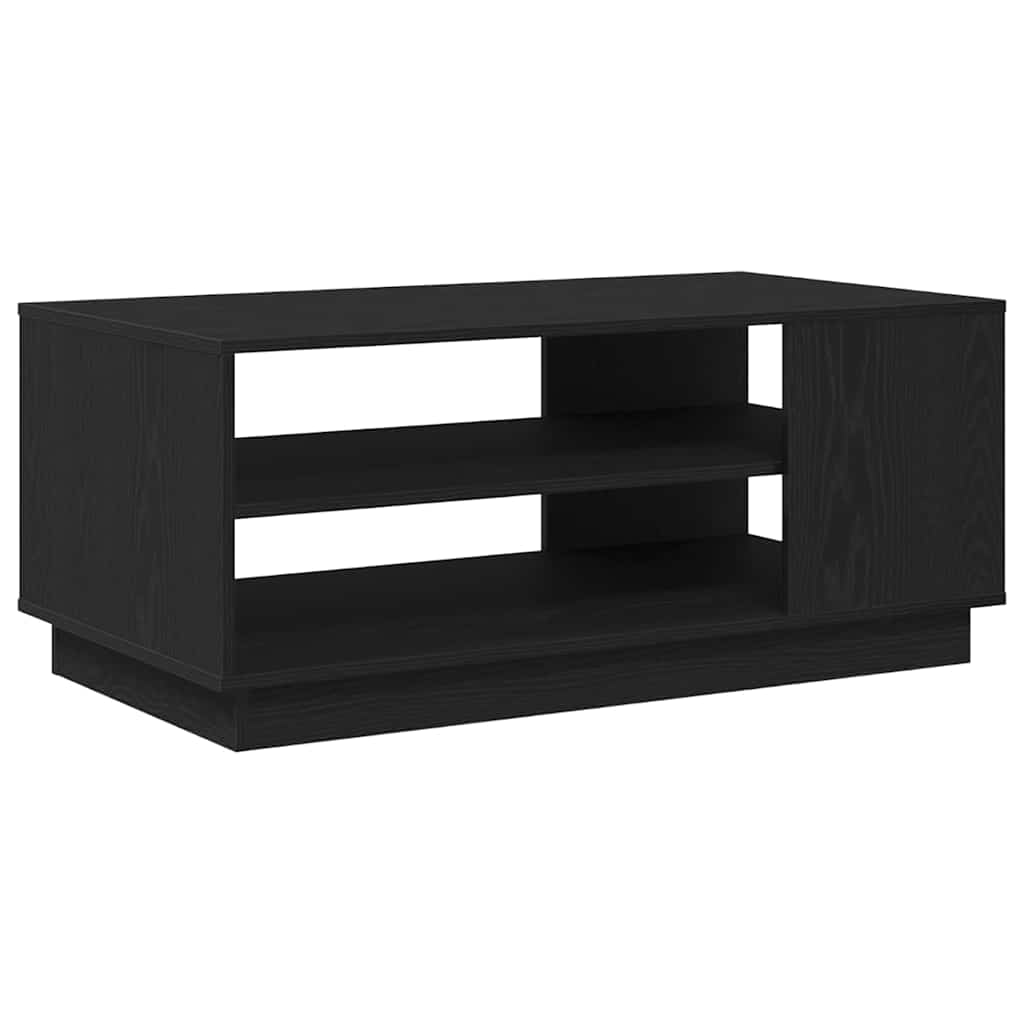 Svart Eik Kaffebord 102x55x43 cm Laget av Ingeniørtre