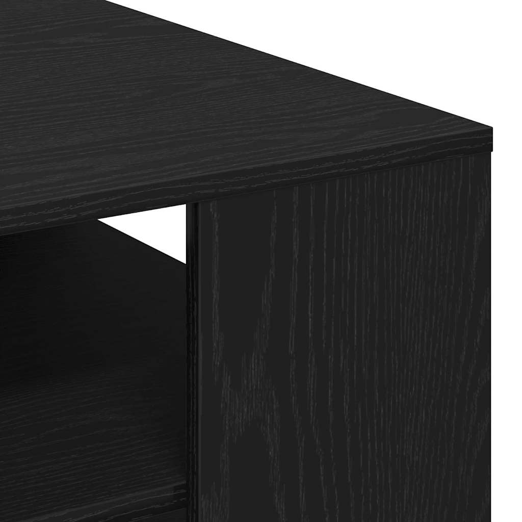 Svart Eik Kaffebord 55x55x42 cm Laget av Konstruert Tre