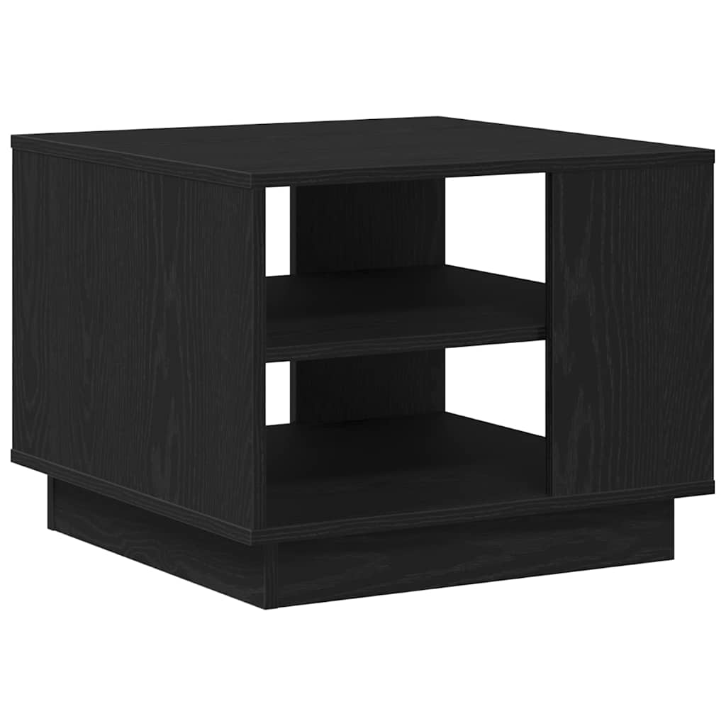 Svart Eik Kaffebord 55x55x42 cm Laget av Konstruert Tre