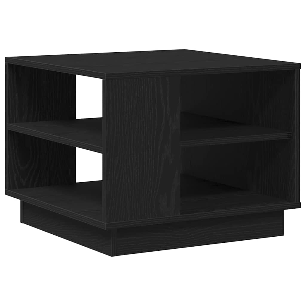 Svart Eik Kaffebord 55x55x42 cm Laget av Konstruert Tre