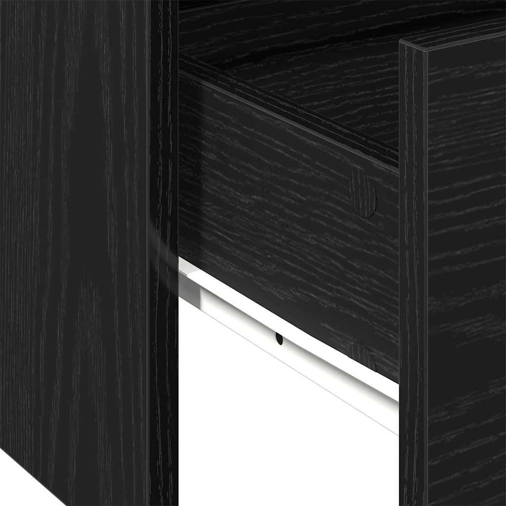 Svart Eik Kaffebord 102x55x43.5 cm Laget av Ingeniørtre