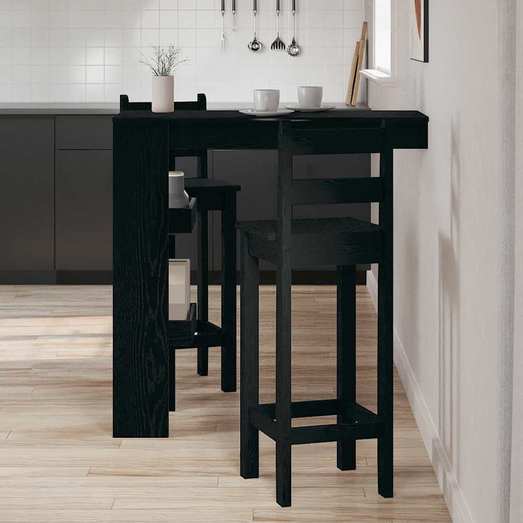 Barbord - Svart Eik - 102x55x103.5 cm - Laget av Konstruert Tre