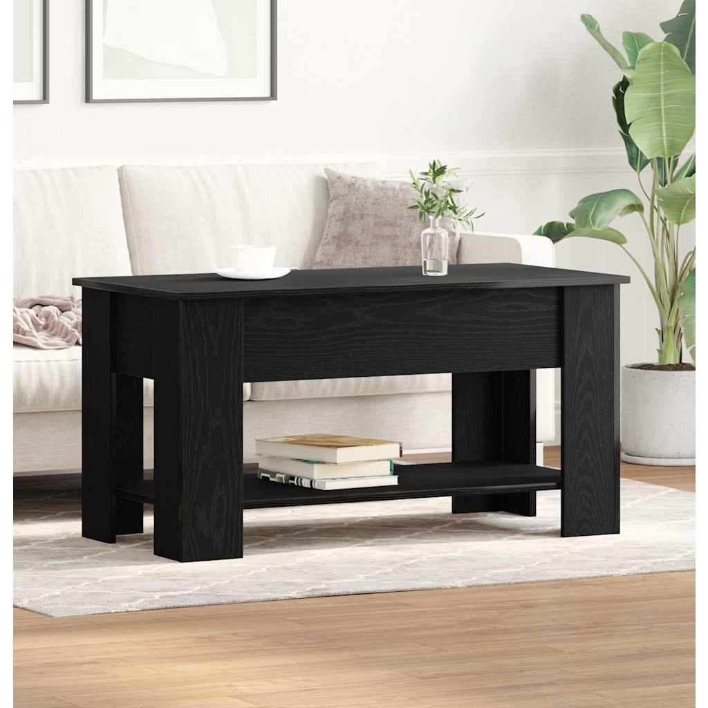 Svart Eik Kaffebord - 101x49x52 cm Laget av Ingengjert Tre