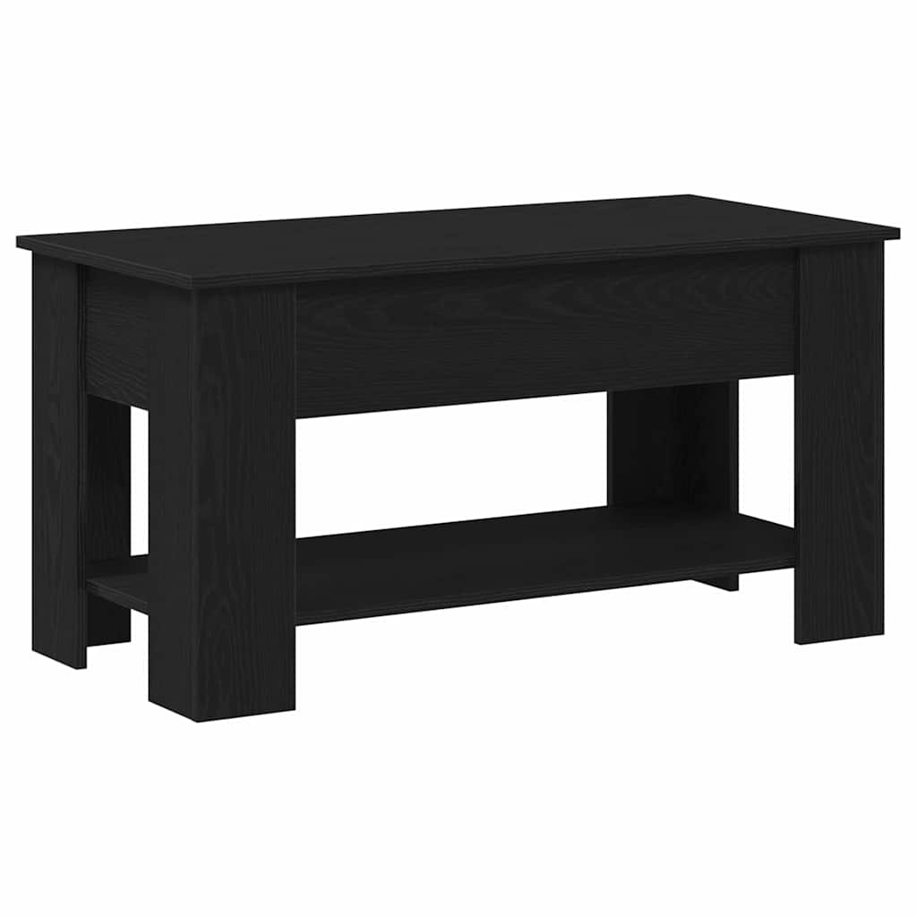 Svart Eik Kaffebord - 101x49x52 cm Laget av Ingengjert Tre