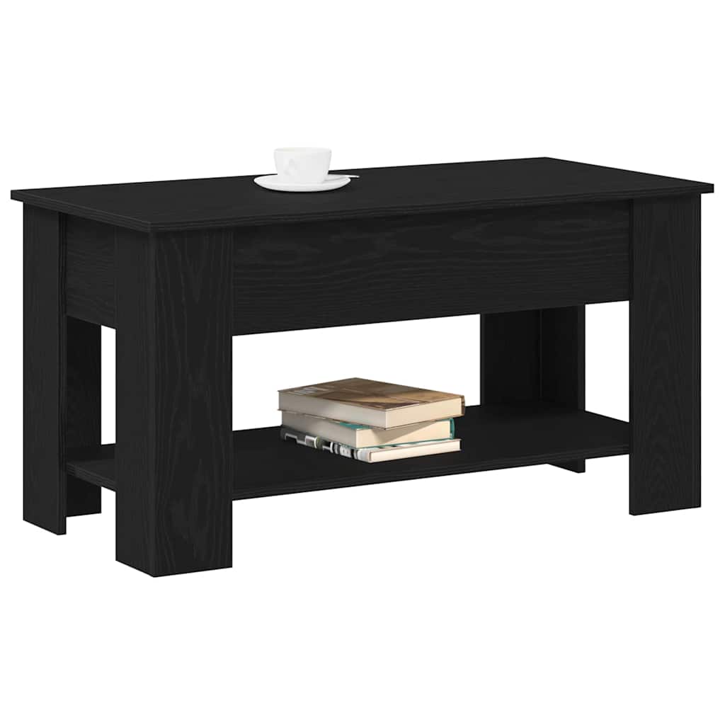 Svart Eik Kaffebord - 101x49x52 cm Laget av Ingengjert Tre