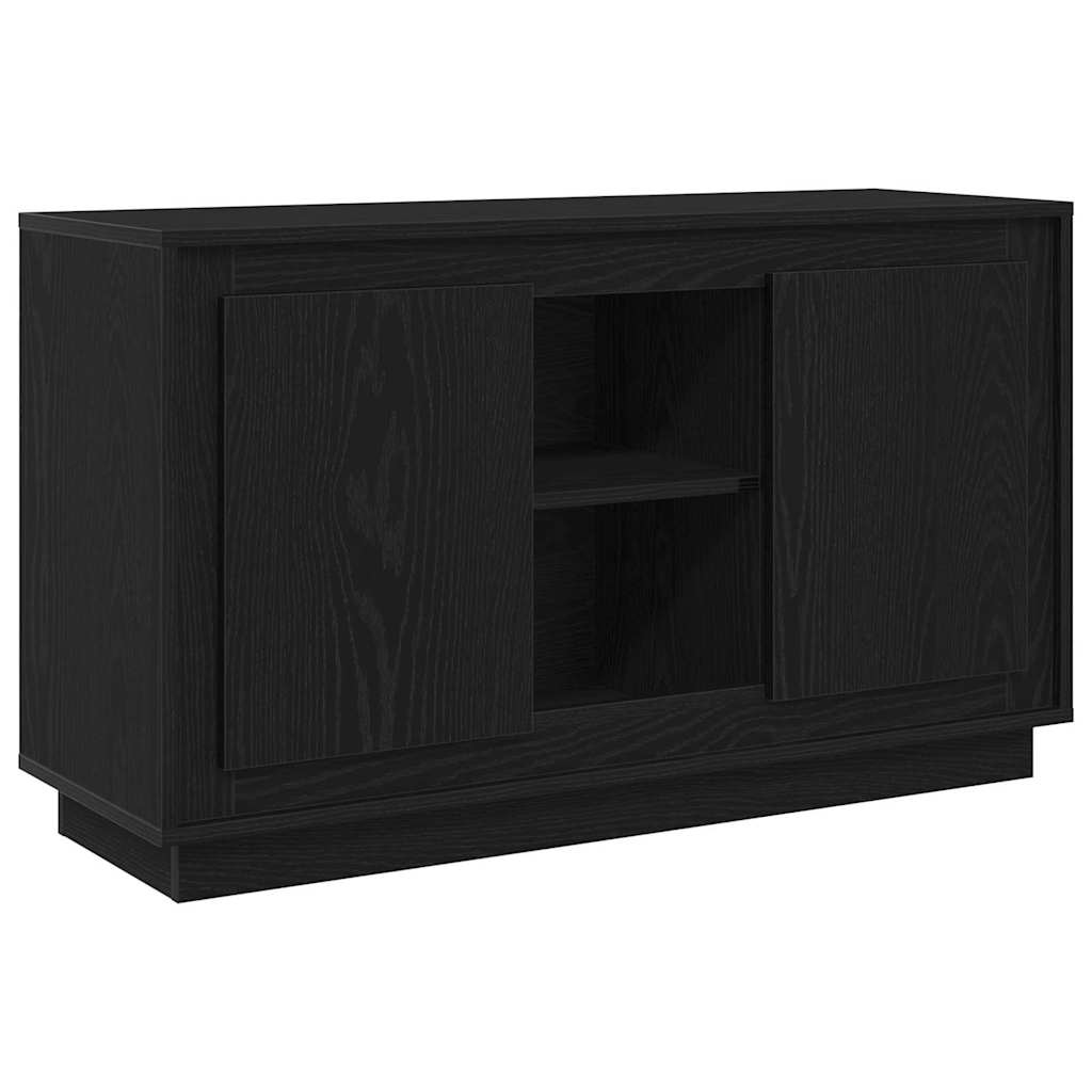Skjenk Svart Eik 102x35x60 cm