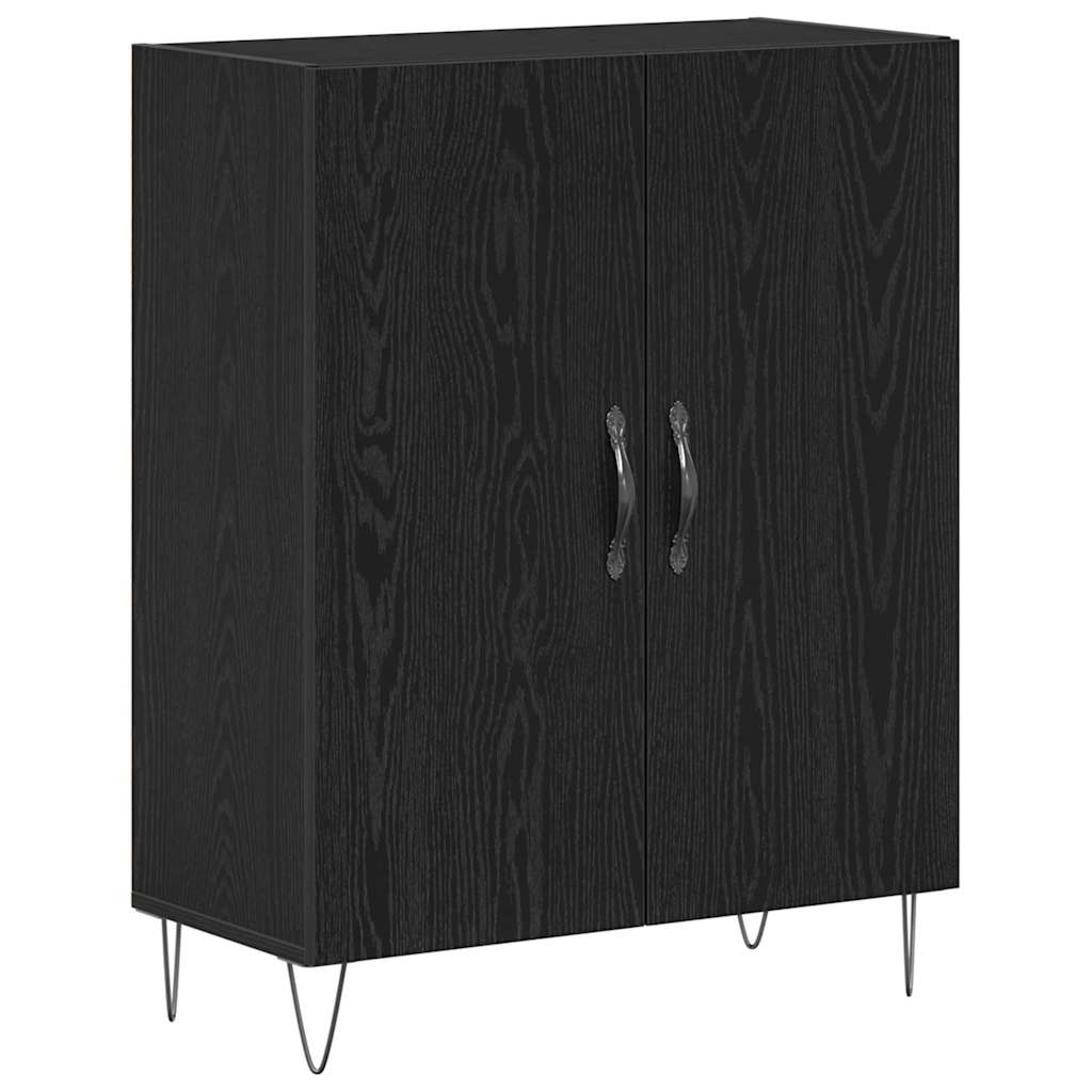 Skjenk Svart Eik 69,5x34x90 cm