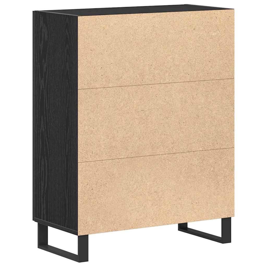 Skjenk Svart Eik 69,5x34x90 cm