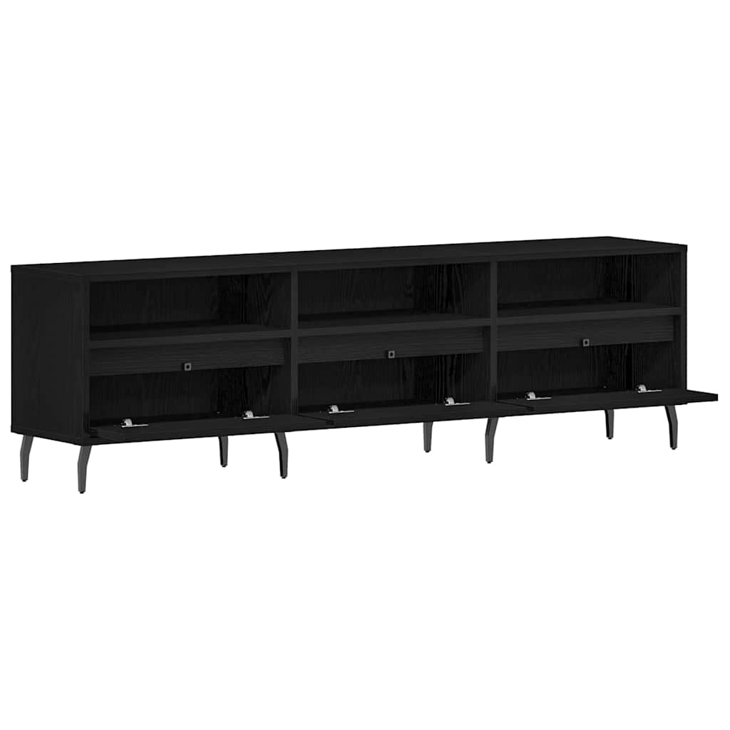 TV-Møbel Svart Eik TV-benk 150x30x44,5 cm