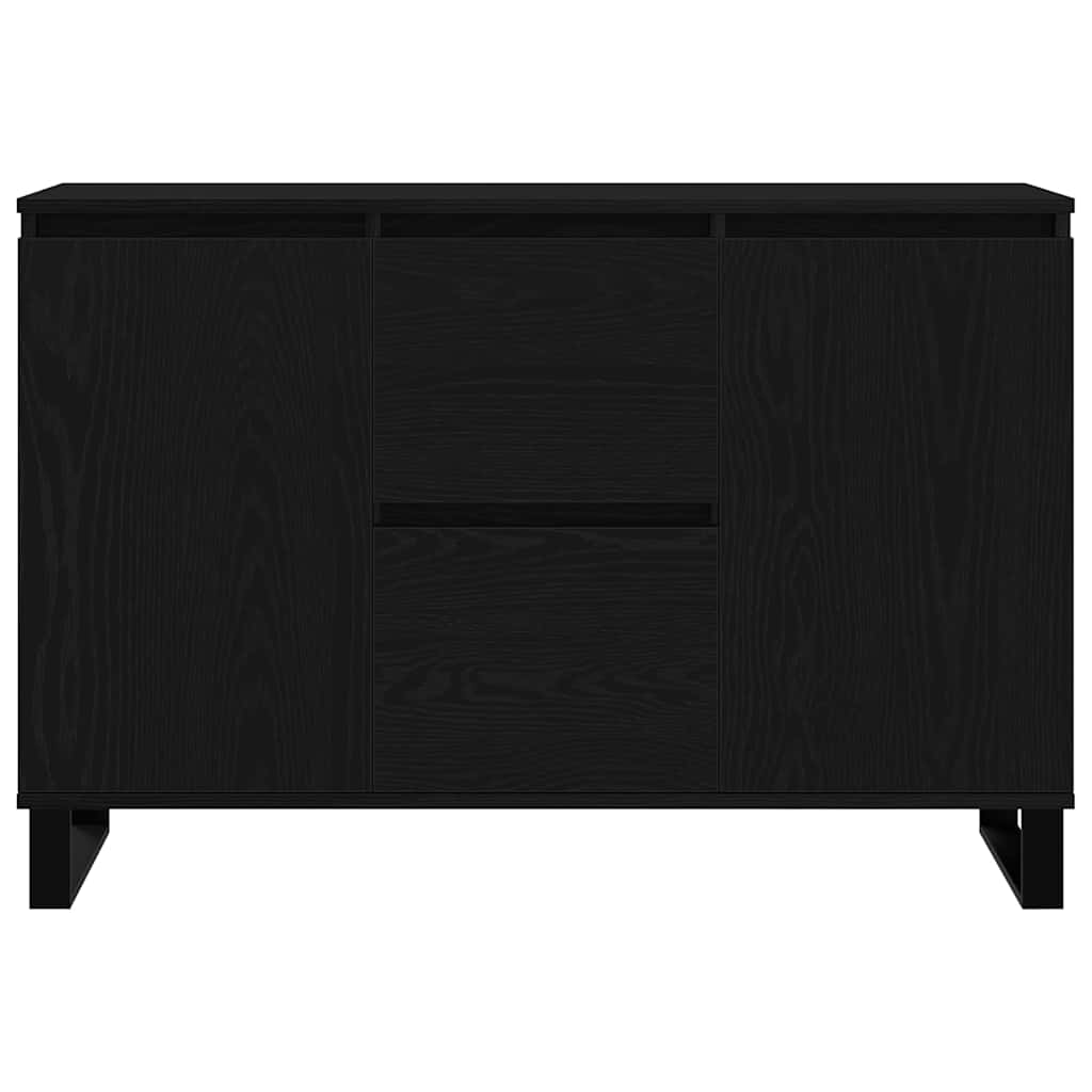 Skjenk Svart Eik 104x35x70 cm