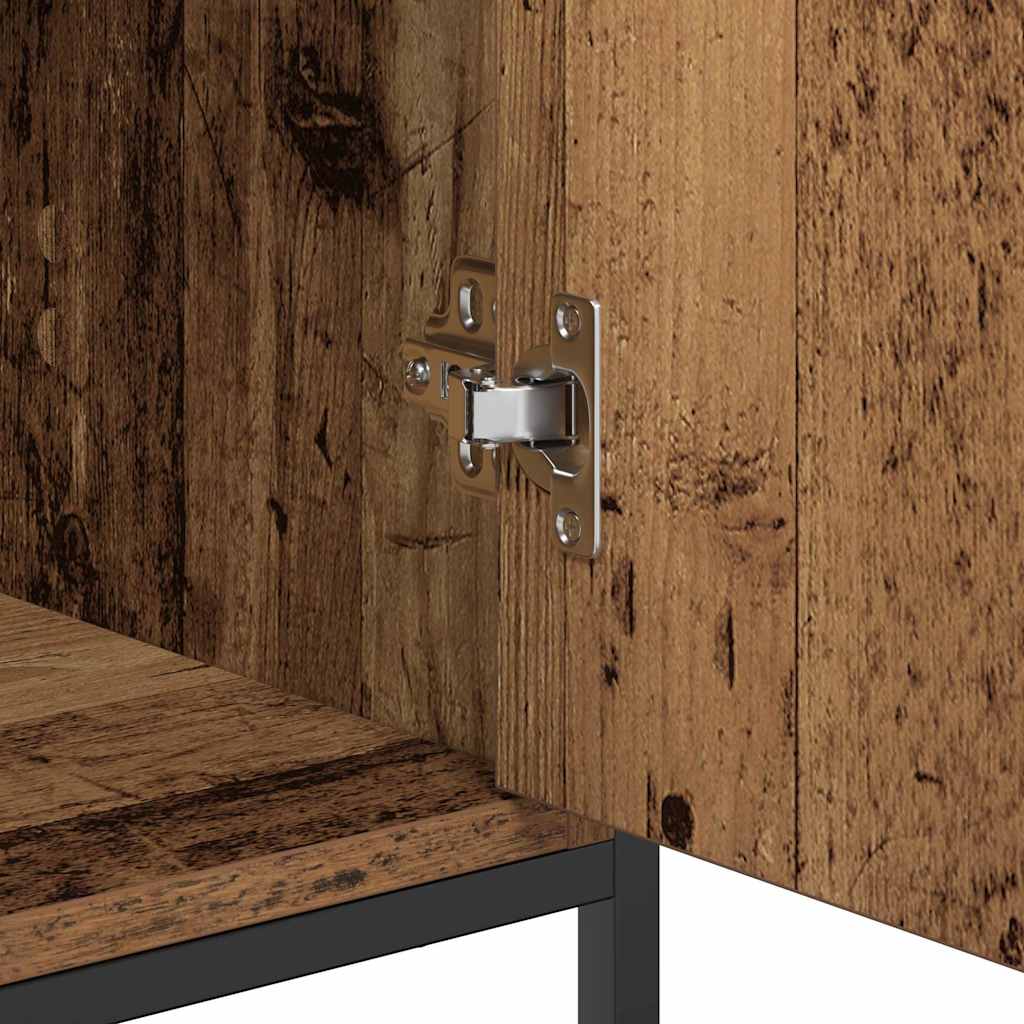 Skjenk Gammelt Tre 70x30x80 cm Støpt tre