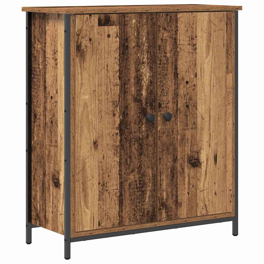 Skjenk Gammelt Tre 70x30x80 cm Støpt tre