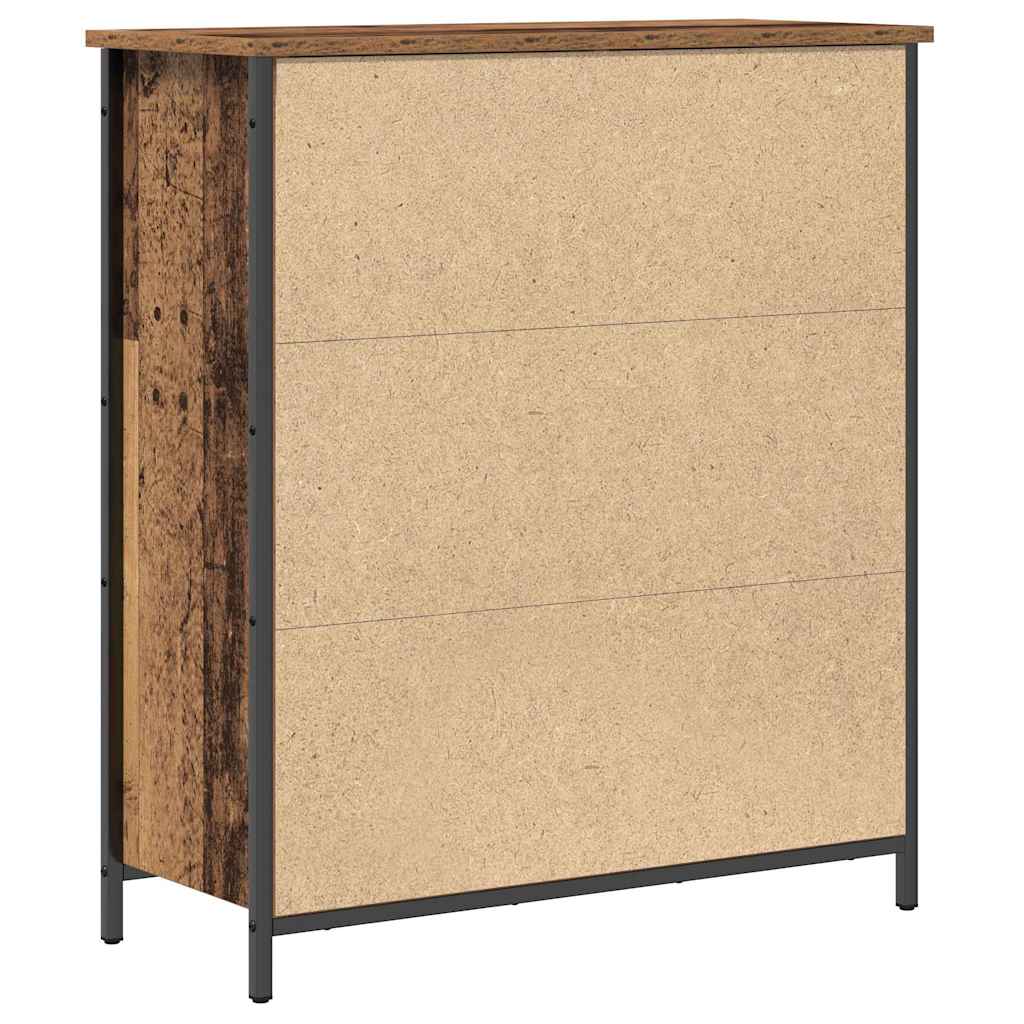 Skjenk Gammelt Tre 70x30x80 cm Støpt tre