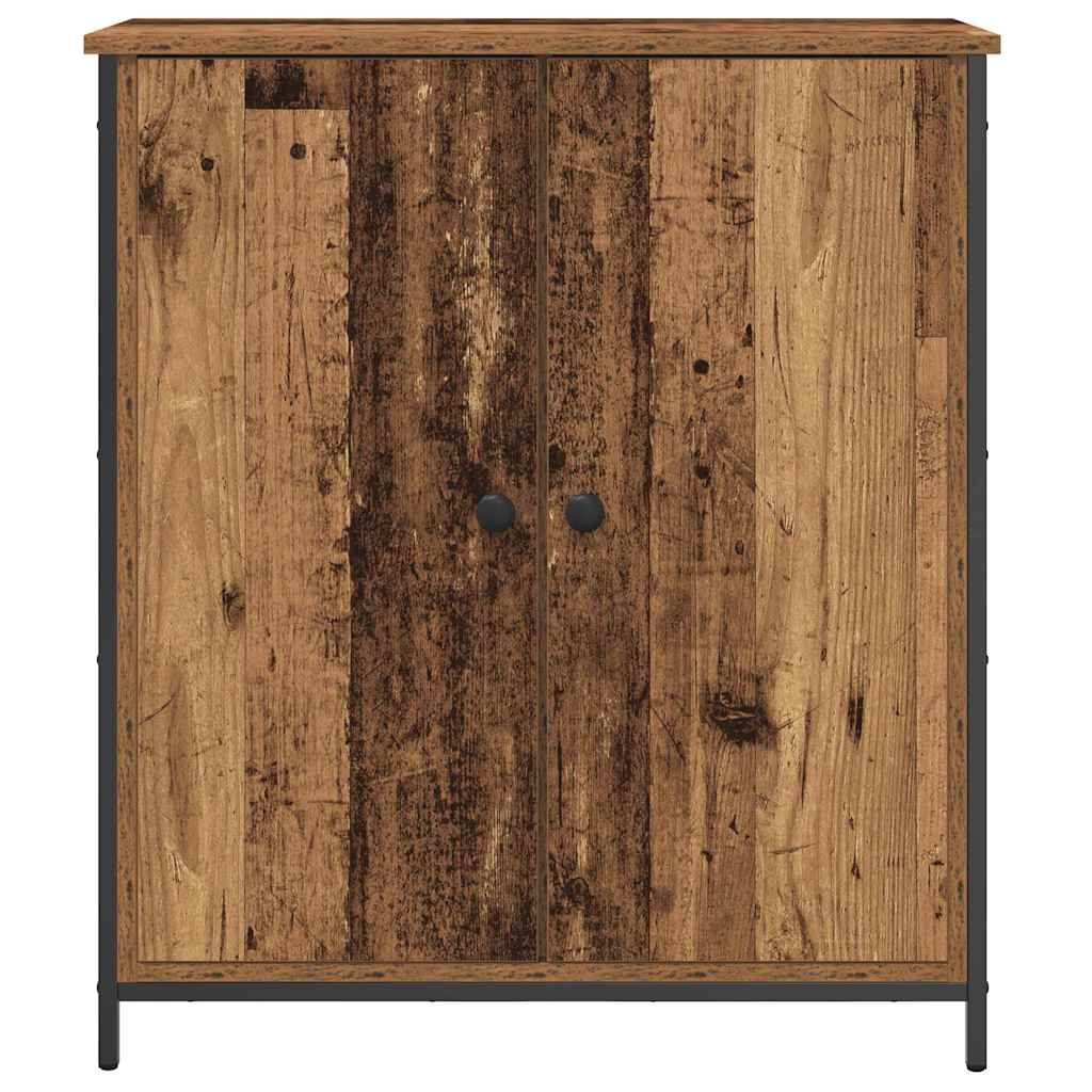 Skjenk Gammelt Tre 70x30x80 cm Støpt tre