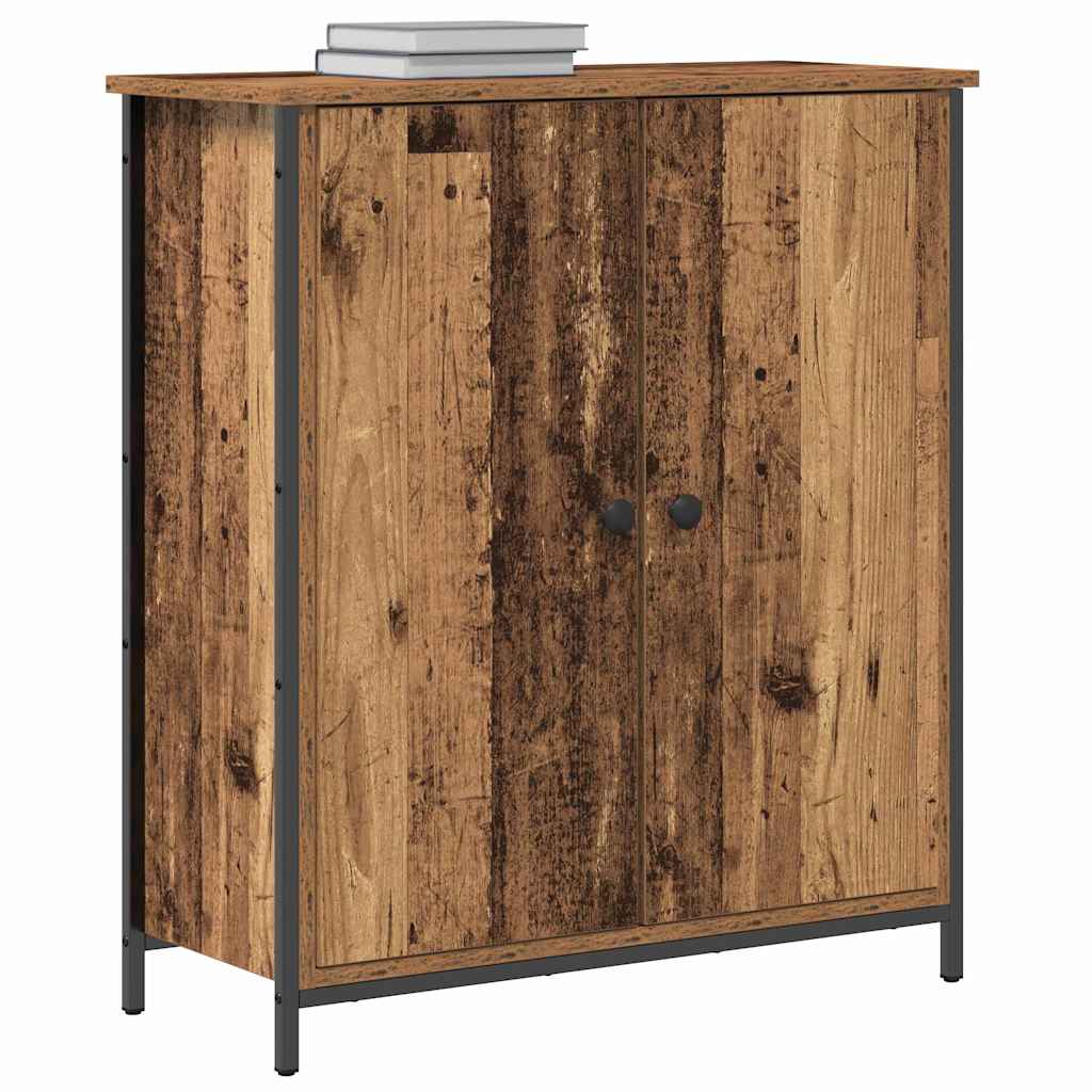 Skjenk Gammelt Tre 70x30x80 cm Støpt tre