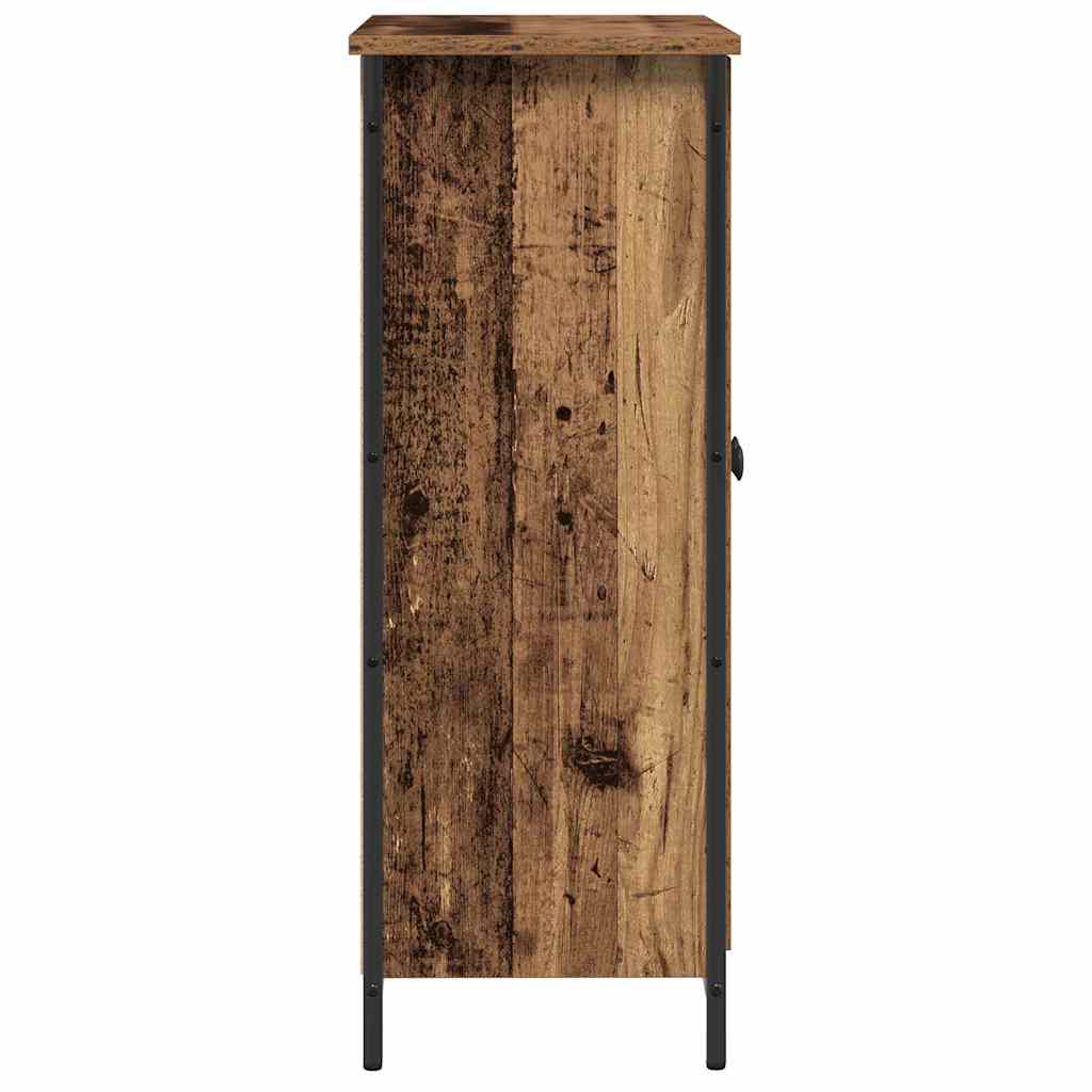 Skjenk Gammelt Tre 70x30x80 cm Støpt tre