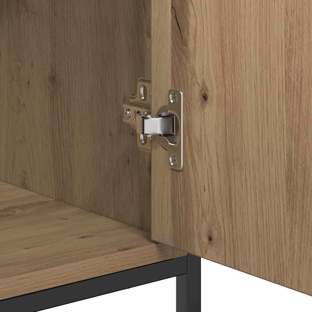 Skap Artisan Eik 69x35x80 cm Konstruert Tre og Stål