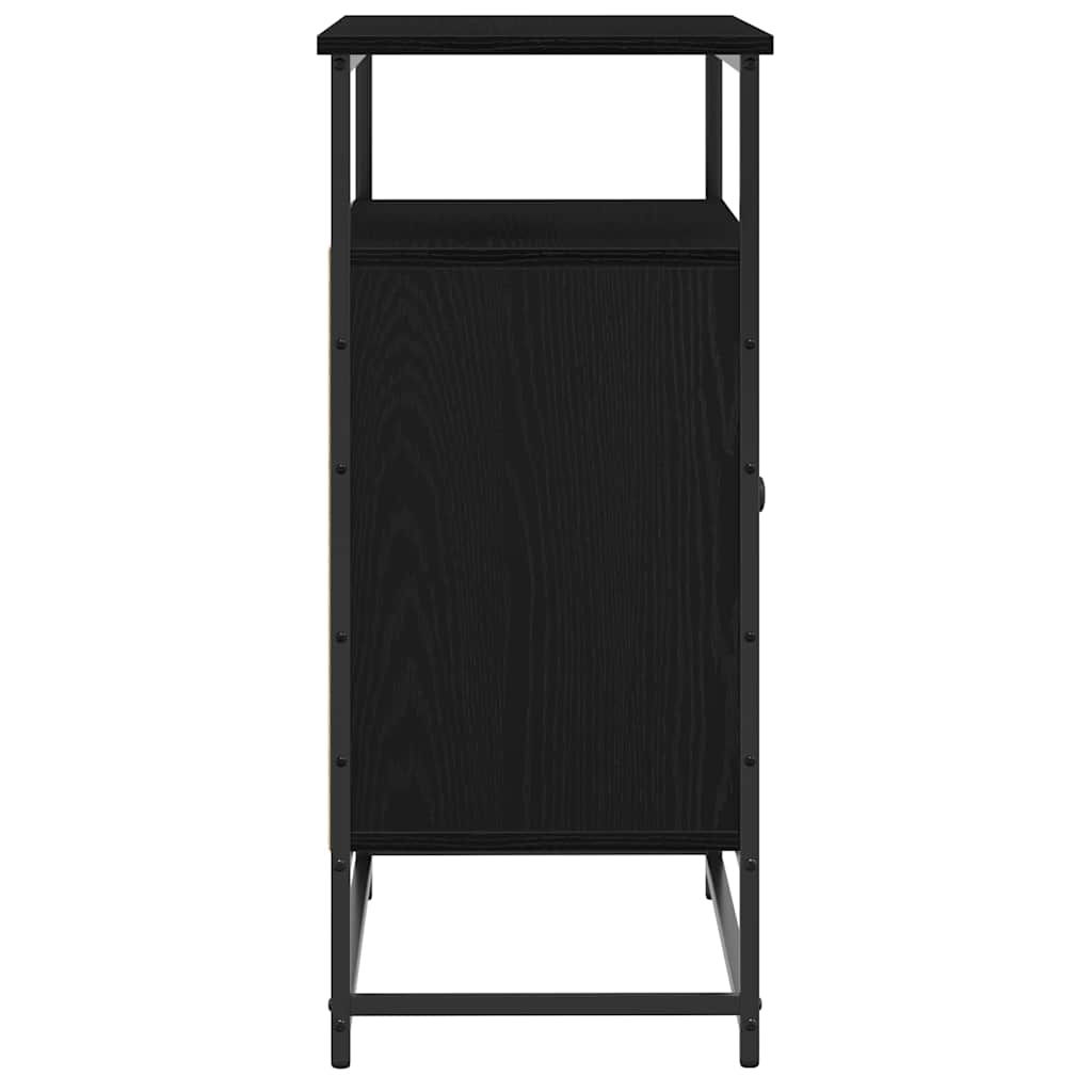 Skjenk Svart Eik 69x35x80 cm