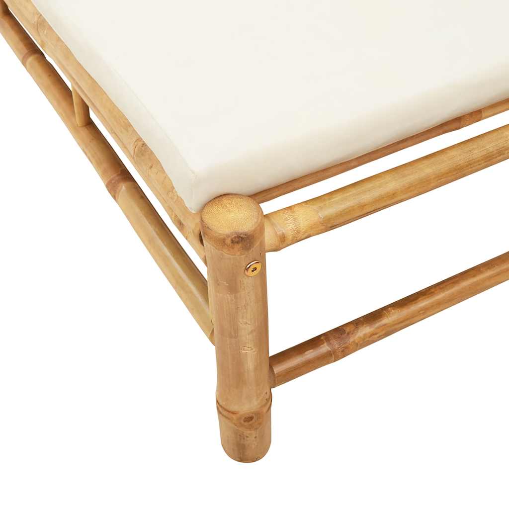 solseng Tre med puter 55x199x30 cm bambus
