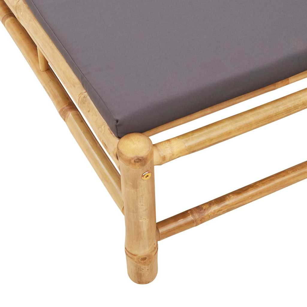 solseng Tre med puter 55x199x30 cm bambus