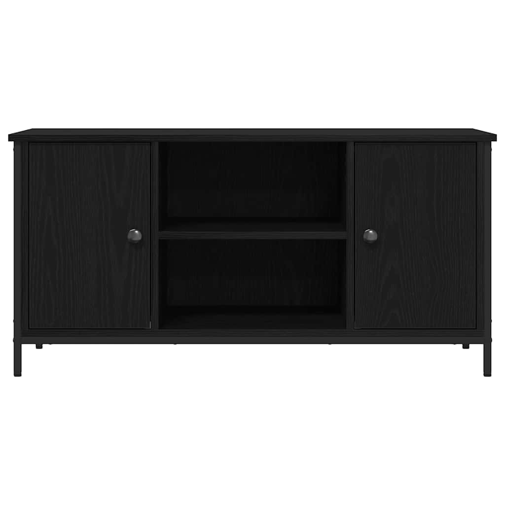 TV-Møbel Svart Eik TV-benk 100x40x50 cm