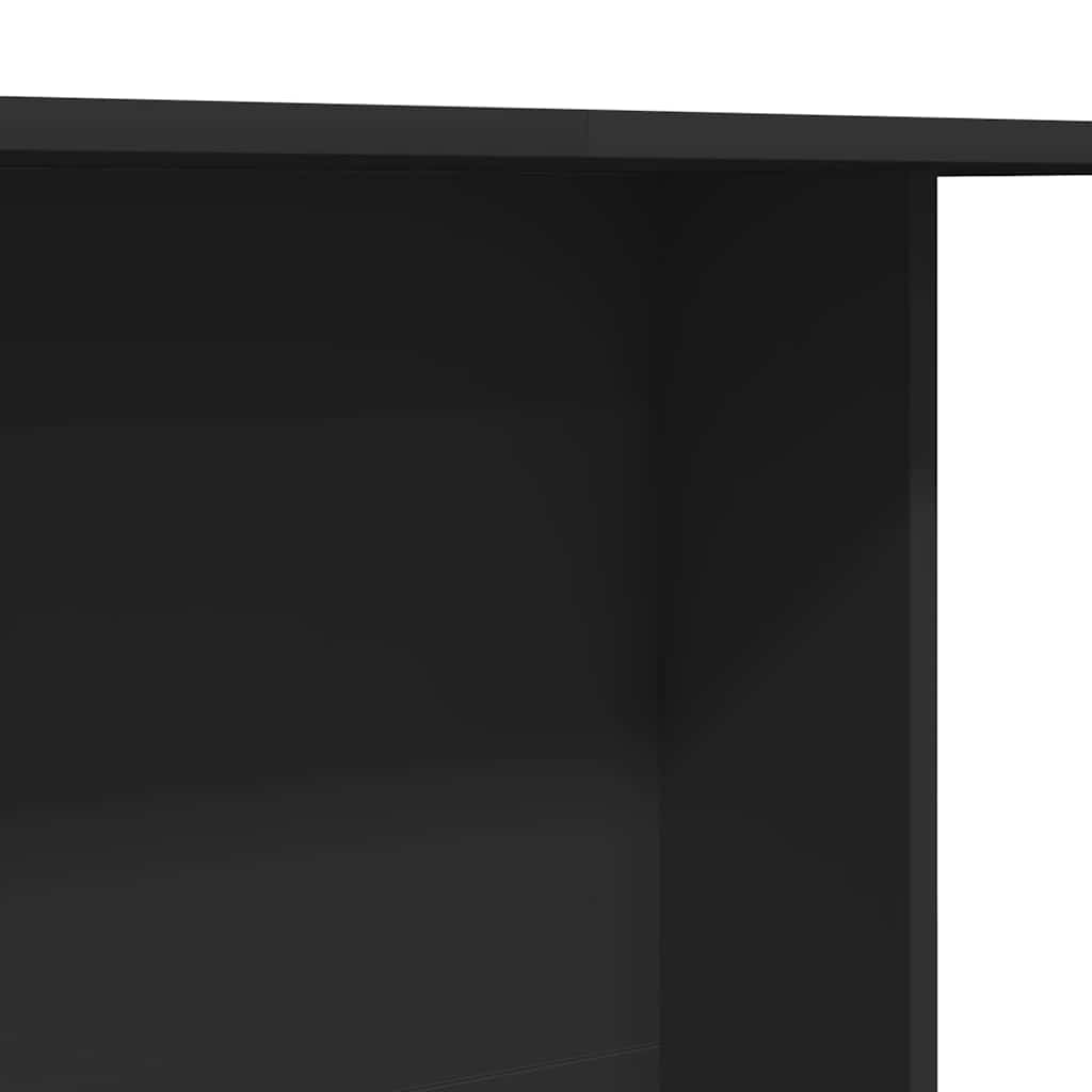 Spisebord Svart 100x60x75 cm Laget av kompositttre