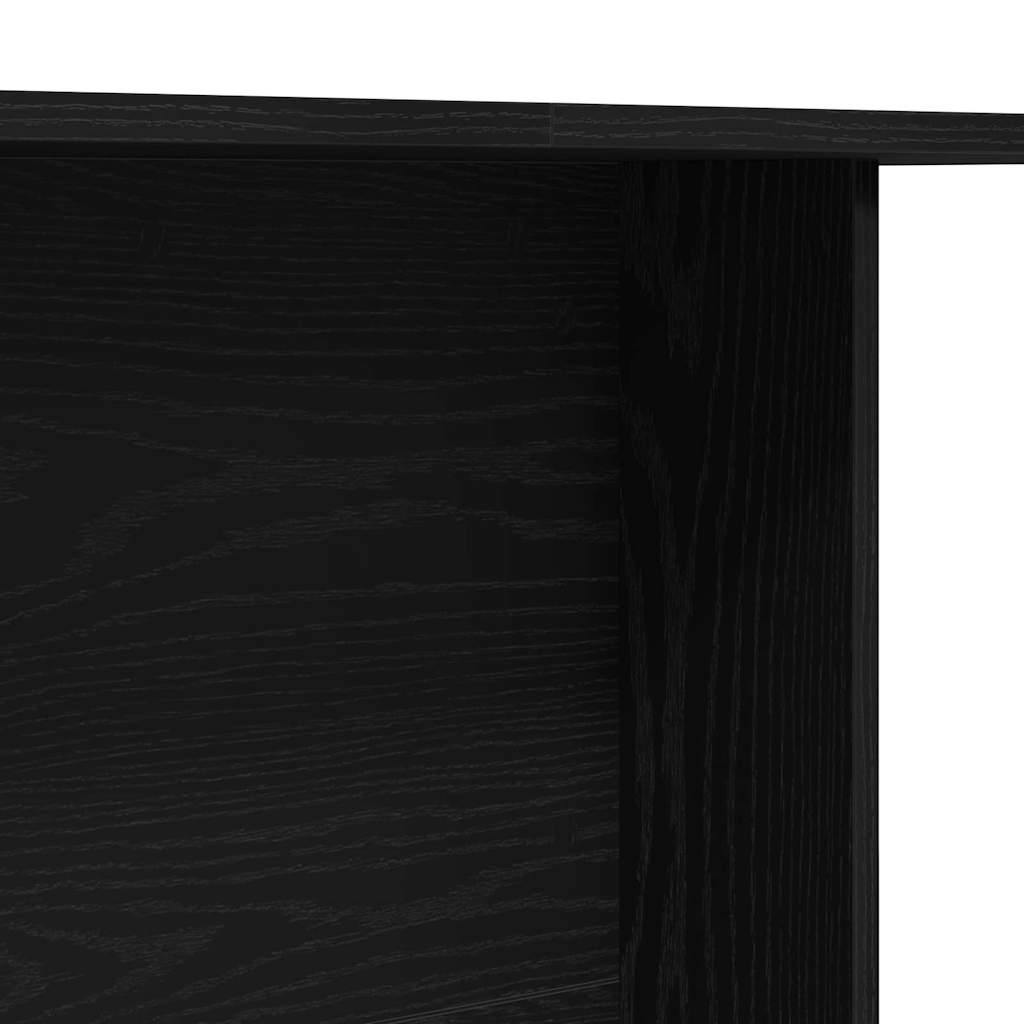 Spisebord Svart Eik 110x60x75 cm Konstruert Tre