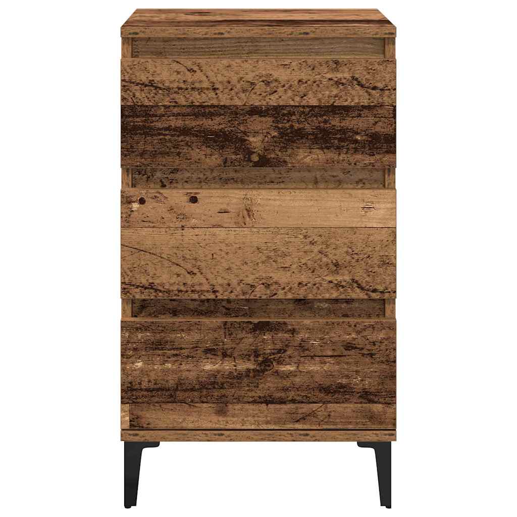 Nattbord Sengbord Gammelt Tre 40x35x70 cm